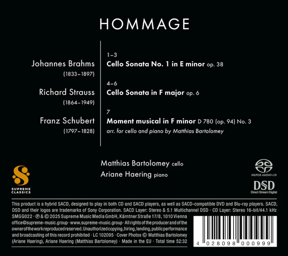 SACD Backcover und Credits