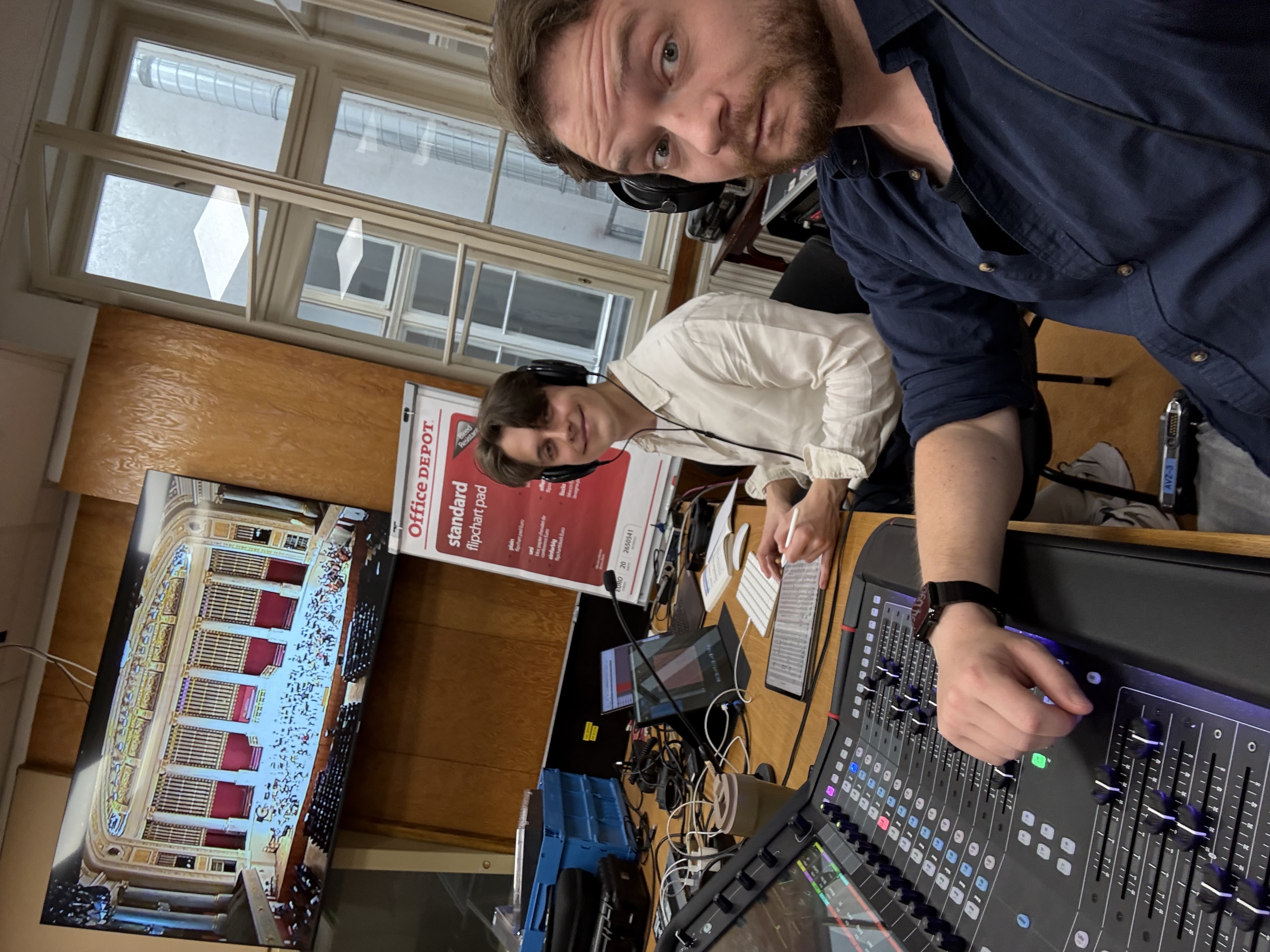 Foto der Crew bei der Aufnahme