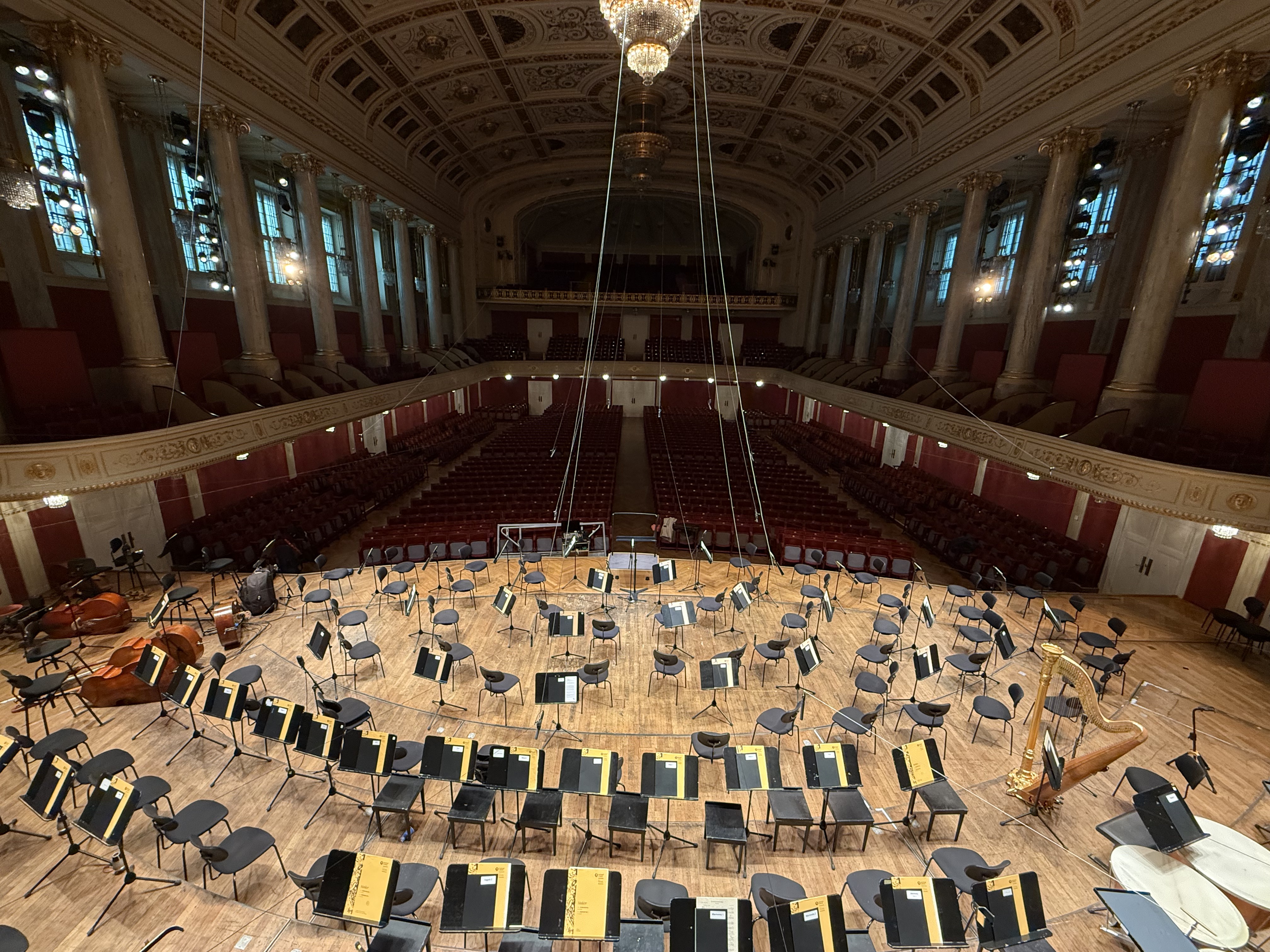 Frontalaufnahme der Mikrofone