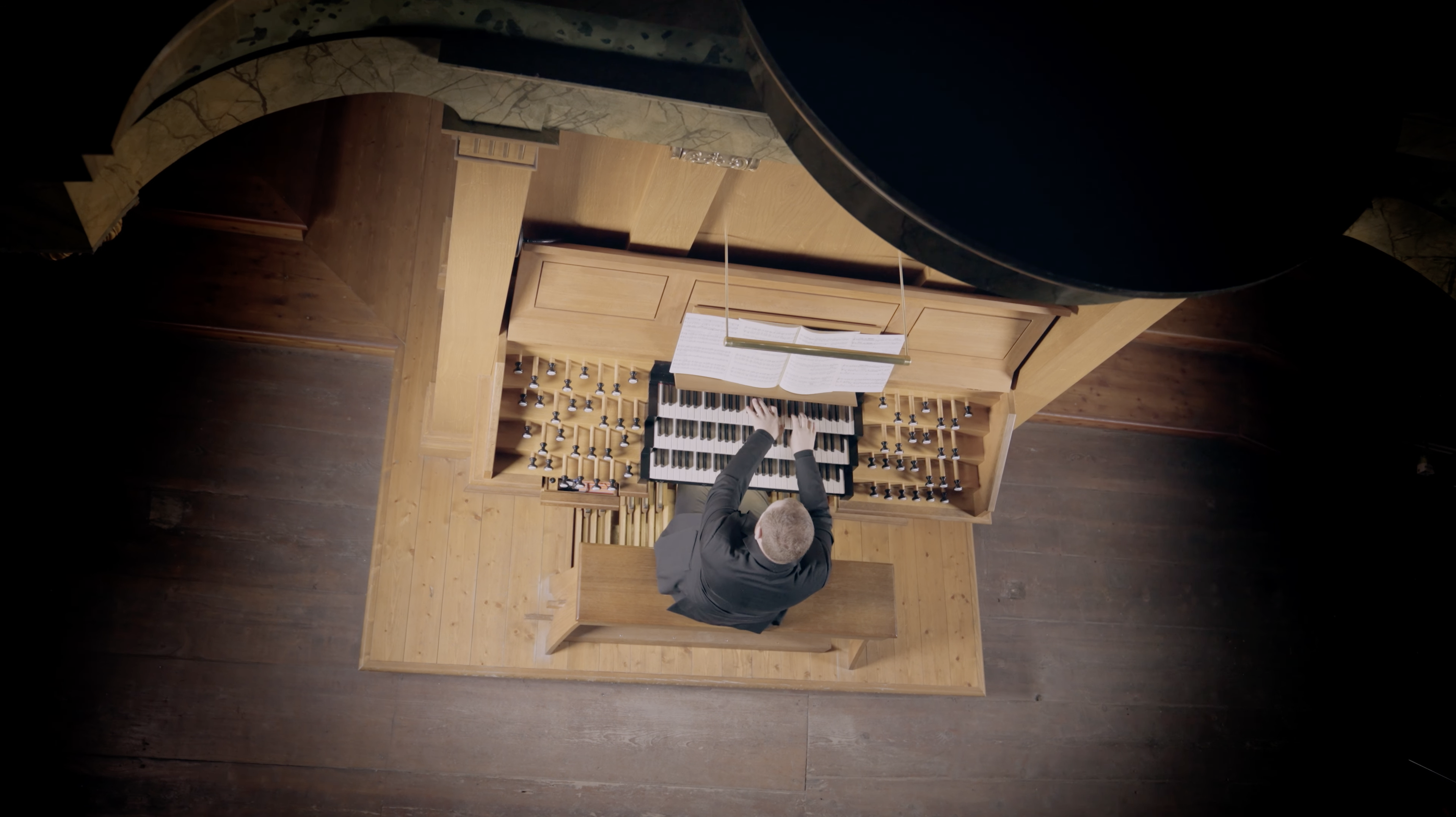 Organist von oben
